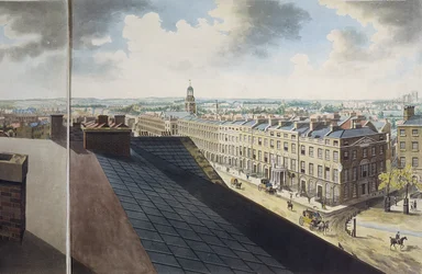 Panoramic view of London, 1792-93